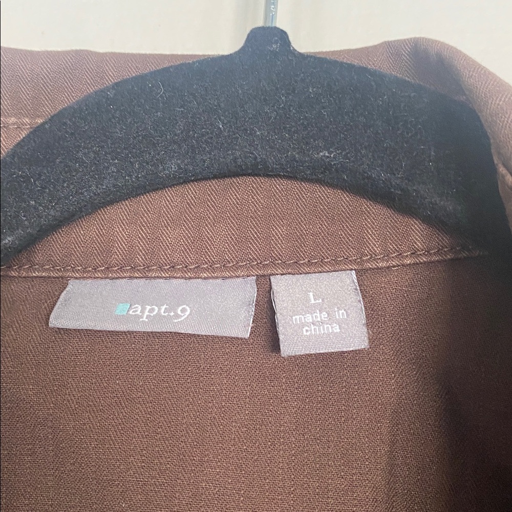 Apt. 9 Chocolate Utility Jacket - image 2